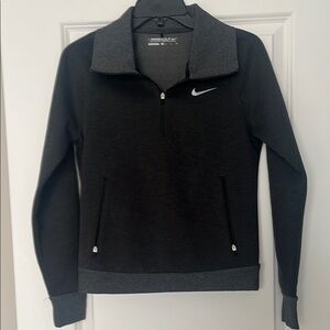 Women’s Nike Golf Gray/Black Half-Zip Pullover (Size S)